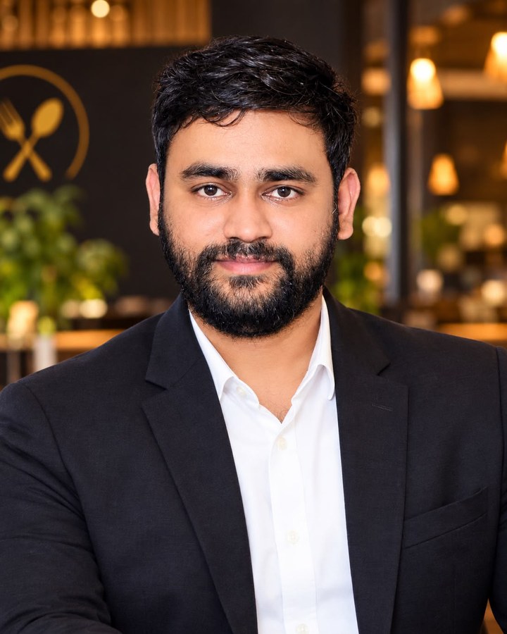 Ravi Bobba, owner of Amoga Indian Kitchen & Bar